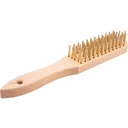 ПРОВОЛОЧНАЯ ЩЕТКА ПРОВОЛОКА ИЗ ОЦИНКОВАННОЙ СТАЛИ 4 РЯДА 290 мм C4358