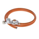 РЕДУКТОР ЦИЛИНДРА 11 кг с манометром + ШЛАНГ 4 м + ЗАЖИМЫ