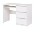 Молодежный стол с 3 ящиками, матовый белый CS-9