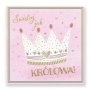 666008 KARNET KWADRATOWY ŚWIĘTUJ JAK KRÓLOWA! HENRY