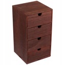 Деревянный стол для хранения ящиков, аккуратный мини-комод