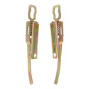 2Pcs Heavy Duty Silver Trailer Door Toggle Latch for Cargo Security (18479844813) фото min 8