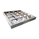 Накладной растровый светильник EVG 4x18