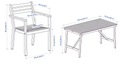 IKEA ASKHOLMEN Stôl+4 stoličky s podrúčkami tmavohnedá, 143x75 cm EAN (GTIN) 5906269950603
