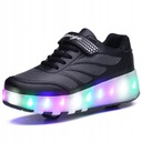 ROLLER SHOES Светящиеся светодиодные роликовые коньки РАЗМЕР 28-нулевой