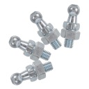 4 STUFF NIEZAWODNEGO SET KULOWEGO DO SHOCK ABSORBERS GAS Z CYNKOWANYM WYKONCZENIEM  photo 7