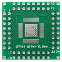 QFP64 QFN64 0,5/QFP64-32 Переходник 0,8 на DIP