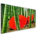 ТРИПТИЧЕСКАЯ КАРТИНА Япония Бамбуковые Зонты 120x80