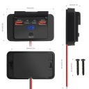 ГНЕЗДО АВТОМОБИЛЬНЫЙ MONTAZOWE 12V 24V 4 USB PD QC 3.0 ON ВЫКЛЮЧЕН 96W КРЫШКА  фото 8