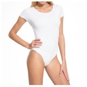 BODY DAMSKIE KRÓTKI RĘKAW BAWEŁNA GŁADKIE BIAŁE M/L