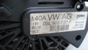 Alternátor 03L903023F TG14C026 14V 140A VW Audi Seat 1.9TDI Katalógové číslo dielu 03L903023F TG14C026 14V 140A