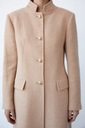 Taliowany płaszcz z guzikami Zara roz. L/40 Rozmiar L