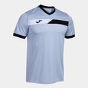 Мужская футболка Joma Court с коротким рукавом небесно-голубая/темно-белая XXL