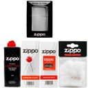 КОМПЛЕКТ ZIPPO ЗАЖИГАЛКА + БЕНЗИН + КАМ + ФИТИЛЬ + ВАТТС