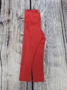 Legíny nohavice prúžky červené pre dievča od Chrisma veľkosť 128 Veľkosť (new) 128 (123 - 128 cm)