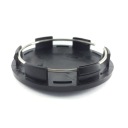 4 ШТУКИ 68MM / 62MM ЧОРНИЙ КОВПАЧКИ КОЛЕСНІ ДИСКИ КОВПАЧКИ DO ДИСКІВ AUDI  (1077561372) фото min 3
