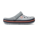 CROCS ZASÚVACIE ŠĽAPKY ŠEDÉ PRÍLEŽITOSTNÉ LOGO 42-43 ŽSA Stav balenia žiadne balenie