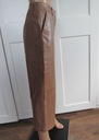Mohito vintage kožené nohavice eco koža vysoký stav 36 S j NEW Stredová část (výška v páse) vysoká