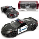 АВТОМОБИЛЬ АВТОМОБИЛЬ МЕТАЛЛ КОРВЕТ 2021 ПОЛИЦИЯ МЕТАЛЛ МОДЕЛЬ АВТОМОБИЛЯ KINSMART