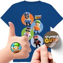 НАБОР ФУТБОЛКИ ТАТУ НАКЛЕЙКИ STUMBLE GUYS 128