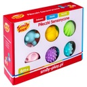 Vzdelávacie senzorické loptičky pre bábätká 6 ks hryzátko jahoda Dominujúca farba viacfarebná