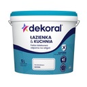 Краска Dekoral Латексная Ванная и Кухня ВЛАГОСТОЙКАЯ белая 5л