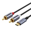 Аудиокабель Ugreen USB-C 2RCA, 1,5 м, аудиокабель Cincha
