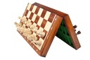 МАГНИТНЫЕ деревянные шахматные фигуры 28 см - интарсия