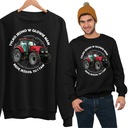 BLUZA BEZ KAPTURA TYLKO JEDNO W GŁOWIE MAM JEŹDZIŁ TU TAM CZERWONY TRAKTOR