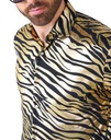 OPPOSUITS Pánska košeľa zlato-čierna, lesk, párty , tiger L 41/42 EAN (GTIN) 8720629372457