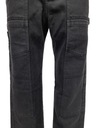 Nohavice z čiernej džínsoviny s vreckami KENZO L Zapínanie zips