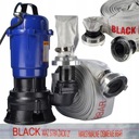 Насос для септика для грязной и чистой воды, ЧЕРНЫЙ ШЛАНГ 30 м.