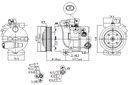 COMPRESOR DE ACONDICIONADOR HYUNDAI I40 I I40 I CW 2.0 07.11-05.19 NISSENS 