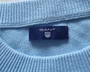 gant> 4801071 LOGO CREW NECK BAVLNENÝ DÁMSKY SVETER AKO NOVÝ XS Veľkosť XS