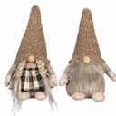 ŚWIĄTECZNE FIGURKI W KSZTAŁCIE MIKOŁAJÓW beżowe /2/