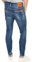DSQUARED2 pánske džínsy nohavice SKATER JEAN IT46 NEW SLIM FIT Dominujúci materiál bavlna