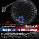 LIGHT ROUND HEADLIGHT DO MOTORCYCLE SUVA 3000 K + 6000 K KAIRIYARD  photo 9