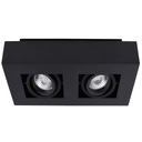 LAMPA SUFITOWA PLAFON LED OPRAWA NATYNKOWA CZARNA