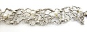 Vintage Strieborný prelamovaný modernistický náramok s perlami Modern Art Kód výrobcu brans278gts