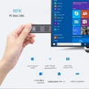 M1K Windows 10 Mini PC Stick Intel J4125 8GB 128GB Typ pevného disku HDD