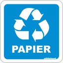 НАКЛЕЙКА на корзину для разделения бумаги, 15 см