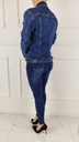 # KATANA JEANSOWA Kurtka DAMSKA Jeans Plus - Size # Materiał dominujący bawełna