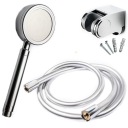 ZESTAW PRYSZNICOWY SŁUCHAWKA ALUMINIOWA 1F + WĄŻ FLEX 150cm +UCHWYT