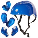 Набор защитных синих шлемов для детей на велосипеде-роллере