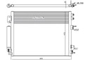 NISSENS CONDENSADOR DE ACONDICIONADOR CHRYSLER 300C DODGE CHARGER LANCIA 