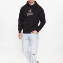 Calvin Klein Jeans pánska mikina čierna klokanka J30J323762-BEH 2XL EAN (GTIN) 8720108072083