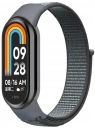 НЕЙЛОНОВЫЙ РЕМЕШОК-БРАСЛЕТ ДЛЯ СМАРТ-БАНДАЖА XIAOMI MI BAND 8/9 - СЕРЫЙ