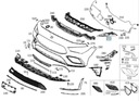 КРОНШТЕЙН ПЕРЕДНЕГО БАМПЕРА CLA W118 A1188854900