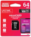 Paměťová karta microSD GOODRAM UHS-I 64 GB