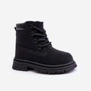 ДЕТСКИЕ УТЕПЛЕННЫЕ БОТИНКИ-ТРАП НА МОЛНИИ, ЧЕРНЫЕ 23